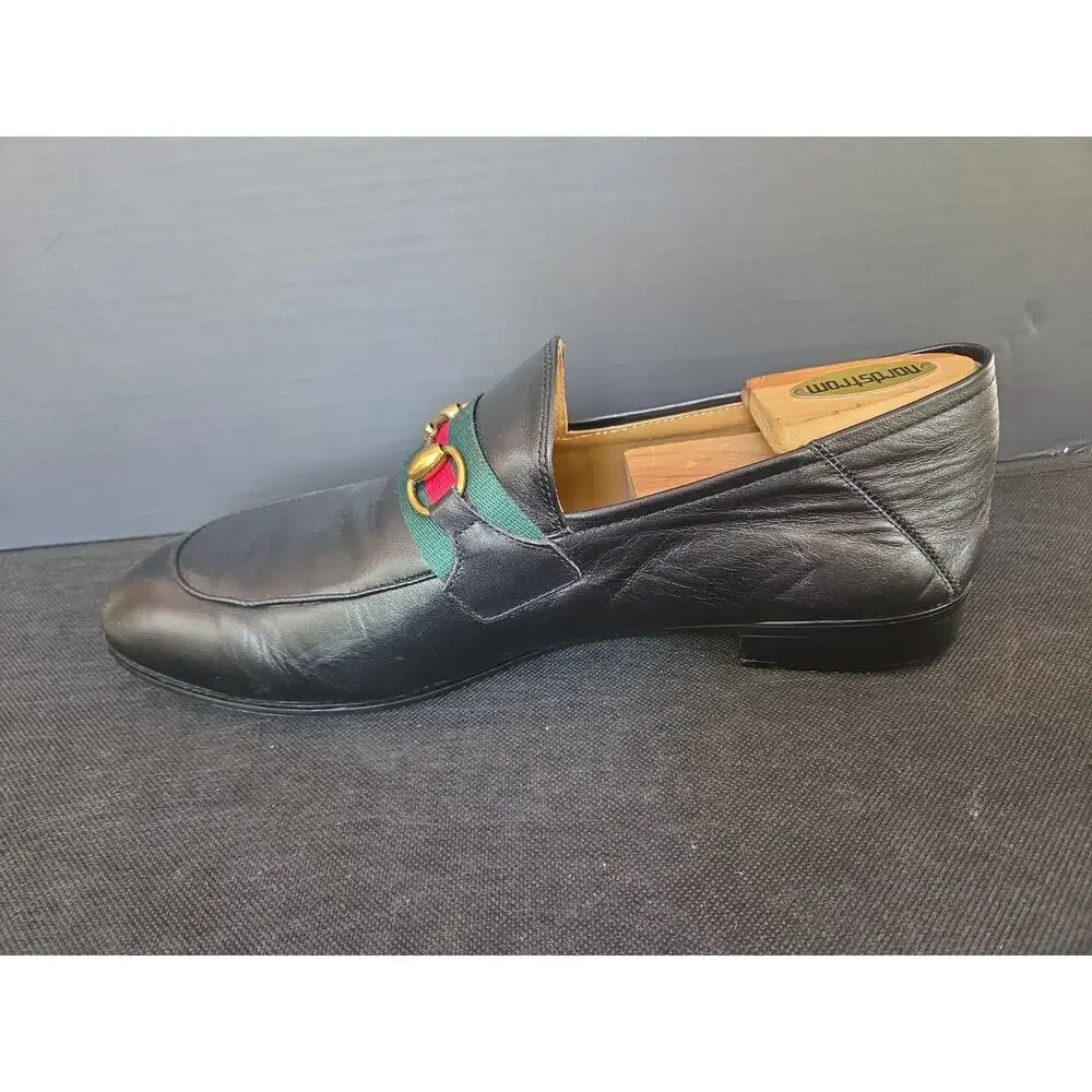GUCCI HORSEBIT LEATHER LOAFERS SIZE 45 EU, US12